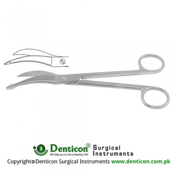 Waldmann Nasal Scissor One Toothed Cutting Edge Stainless Steel, 18 cm - 7"